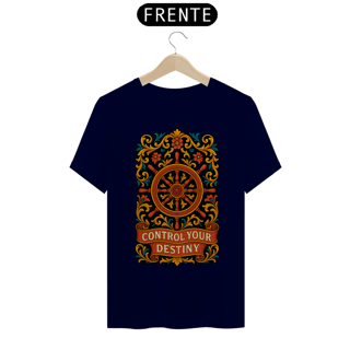 Nome do produto Camiseta modelo Quality estampa frente CONTROLE streetwear urbanwear masculino