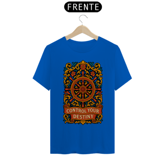 Nome do produto Camiseta modelo Quality estampa frente CONTROLE streetwear urbanwear masculino