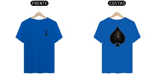 Nome do produto Camiseta modelo Quality estampa frente e costas ÁS DE ESPADAS streetwear urbanwear unisex