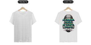 Nome do produto Camiseta modelo Quality estampa frente e costas NOXTRA MASCARA streetwear urbanwear masculino