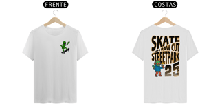 Nome do produto Camiseta modelo Quality estampa frente e costas ALIEN SKATER streetwear urbanwear masculino