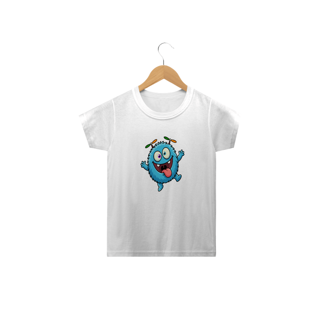 Nome do produto: Camiseta infantil - Monstro Maluquinho - Clássica