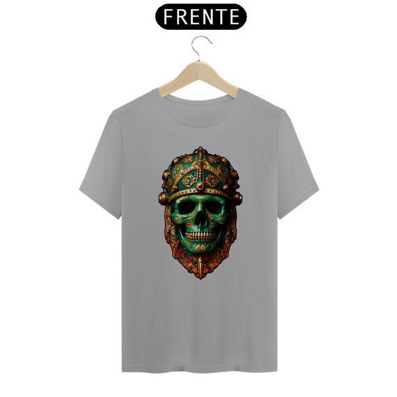 Camiseta modelo Quality estampa frente MASCARA VERDE streetwear urbanwear masculino