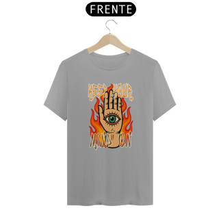 Nome do produto Camiseta modelo Quality estampa frente MIND ON streetwear urbanwear masculino
