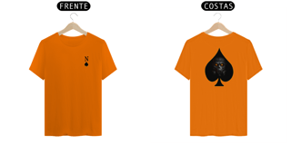 Nome do produto Camiseta modelo Quality estampa frente e costas ÁS DE ESPADAS streetwear urbanwear unisex