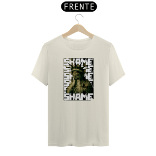 Nome do produto Camiseta modelo Prime estampa frente VERGONHA LIBERAL streetwear urbanwear unisex