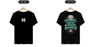 Nome do produto Camiseta modelo Quality estampa frente e costas NOXTRA MASCARA streetwear urbanwear masculino