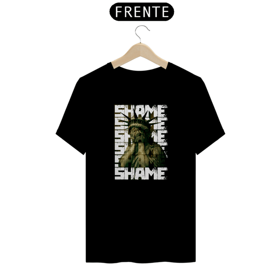 Camiseta modelo Prime estampa frente VERGONHA LIBERAL streetwear urbanwear unisex