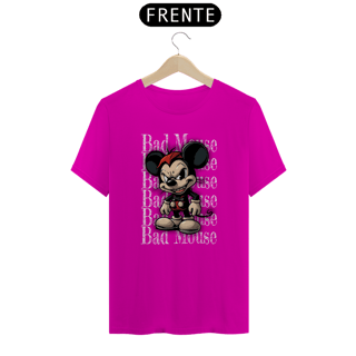 Nome do produto Camiseta modelo Quality estampa frente BAD MOUSE streetwear urbanwear masculino