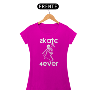 Nome do produto Babylook modelo Long Classic estampa frente SKATE 4EVER streetwear urbanwear feminino