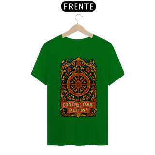 Nome do produto Camiseta modelo Quality estampa frente CONTROLE streetwear urbanwear masculino