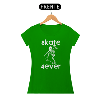 Nome do produto Babylook modelo Long Classic estampa frente SKATE 4EVER streetwear urbanwear feminino