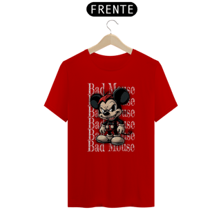 Nome do produto Camiseta modelo Quality estampa frente BAD MOUSE streetwear urbanwear masculino