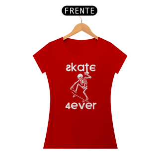 Nome do produto Babylook modelo Long Classic estampa frente SKATE 4EVER streetwear urbanwear feminino