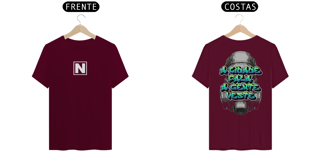 Nome do produto Camiseta modelo Quality estampa frente e costas NOXTRA MASCARA streetwear urbanwear masculino
