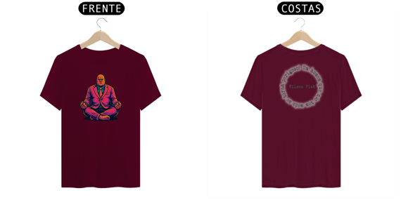 Camiseta modelo Quality estampa frente e costas WILSON FISK BUDA streetwear urbanwear masculino