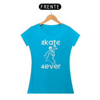 Nome do produto Babylook modelo Long Classic estampa frente SKATE 4EVER streetwear urbanwear feminino