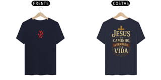 Nome do produto T-shirt Jesus é o caminho 