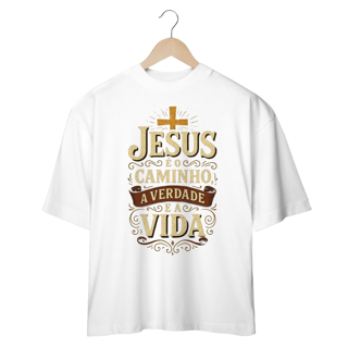Nome do produto Oversized Jesus é o caminho 