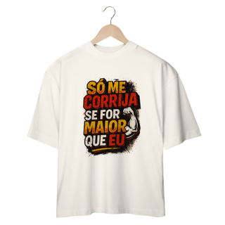 Nome do produto Só me corrija se for maior que eu 