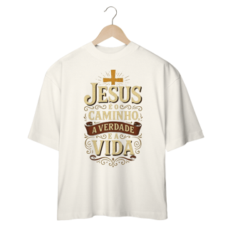 Nome do produto Oversized Jesus é o caminho 