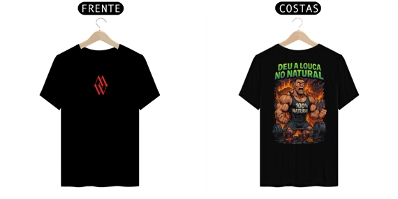 T-shirt Deu a louça no natural 