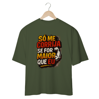 Nome do produto Só me corrija se for maior que eu 