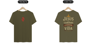 Nome do produto T-shirt Jesus é o caminho 