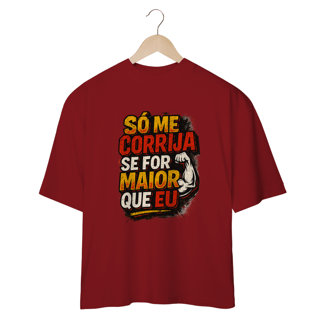 Nome do produto Só me corrija se for maior que eu 