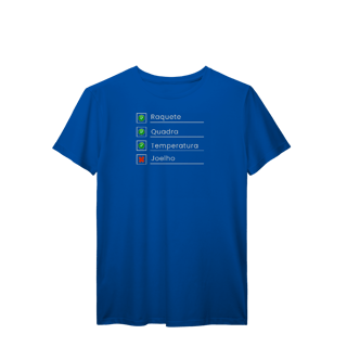 Nome do produto T-Shirt Prime - Check-List do Tenista