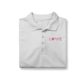 Nome do produto Polo Feminina - Love Tênis