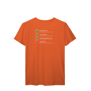 Nome do produto T-Shirt Prime - Check-List do Tenista