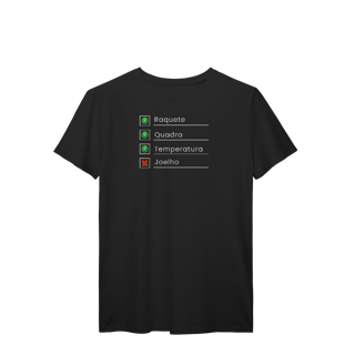 Nome do produto T-Shirt Prime - Check-List do Tenista