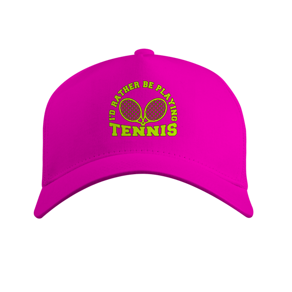 Boné Prime Com Tela - Eu Preferia Estar Jogando Tênis