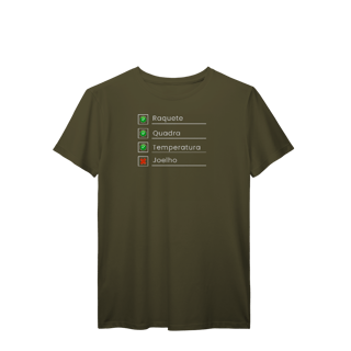 Nome do produto T-Shirt Prime - Check-List do Tenista