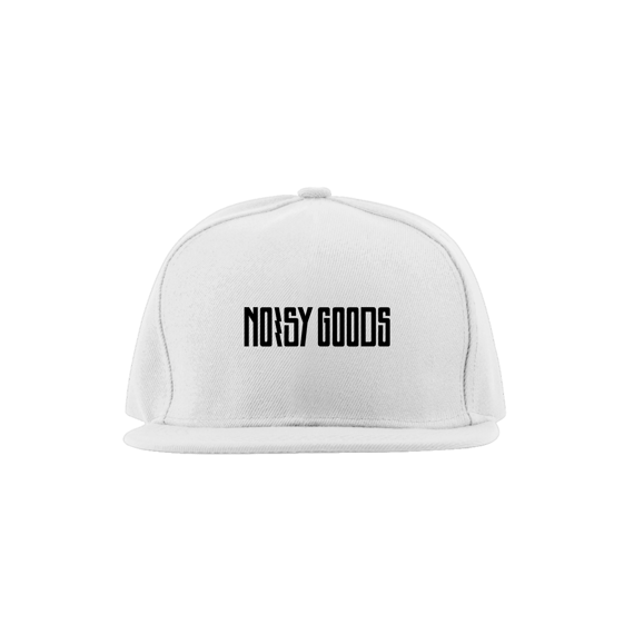 Boné Noisy Goods Tipografia Branco