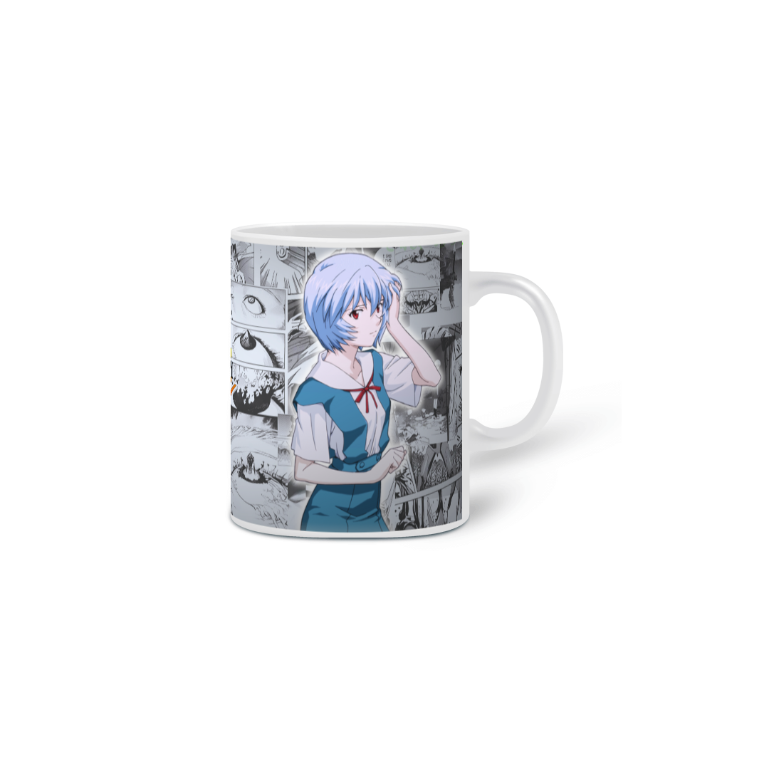 Nome do produto: Caneca da Rei Ayanami | Evangelion