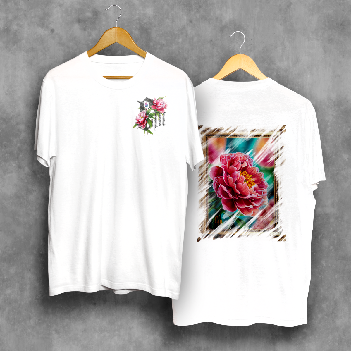 Nome do produto: Peônia - BackFront