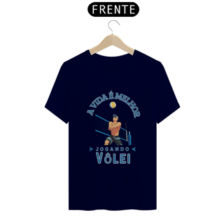 Nome do produto Camisa A Vida é Melhor Jogando Vôlei