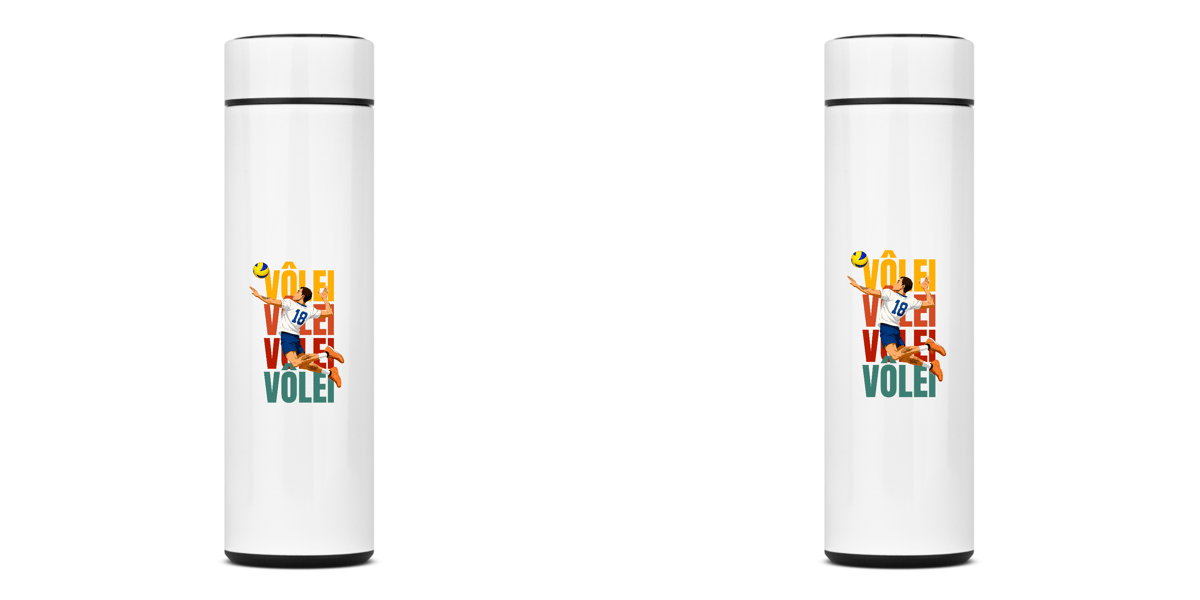 Nome do produto: Garrafa Térmica Vôlei