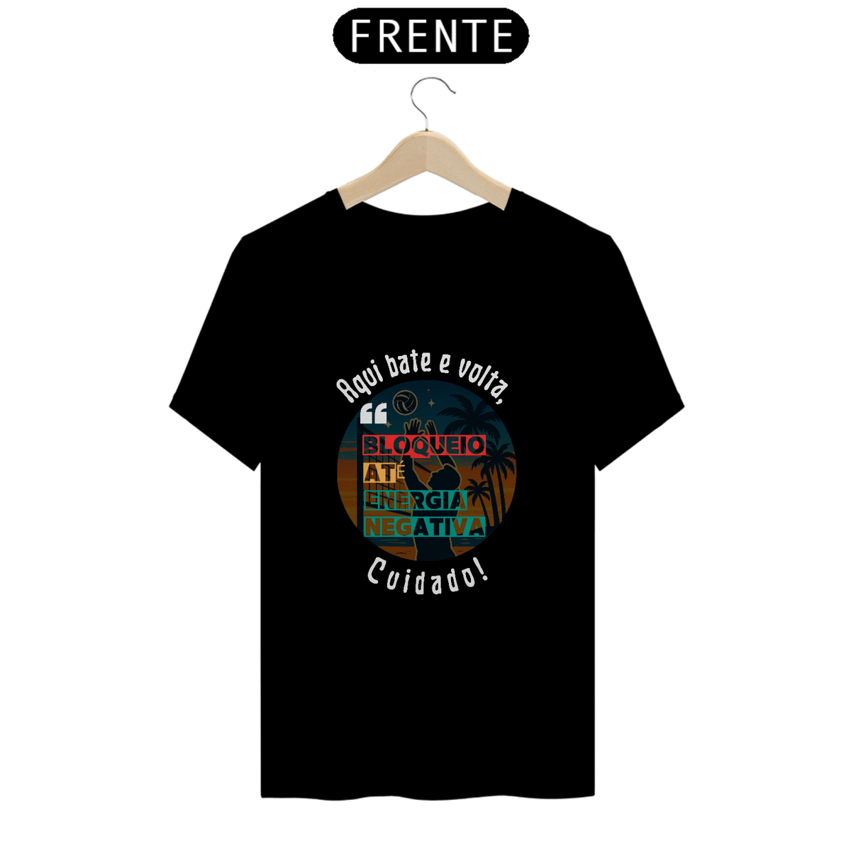 Nome do produto: Camisa Aqui Bate e Volta