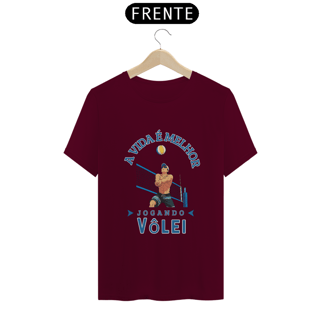 Nome do produto Camisa A Vida é Melhor Jogando Vôlei