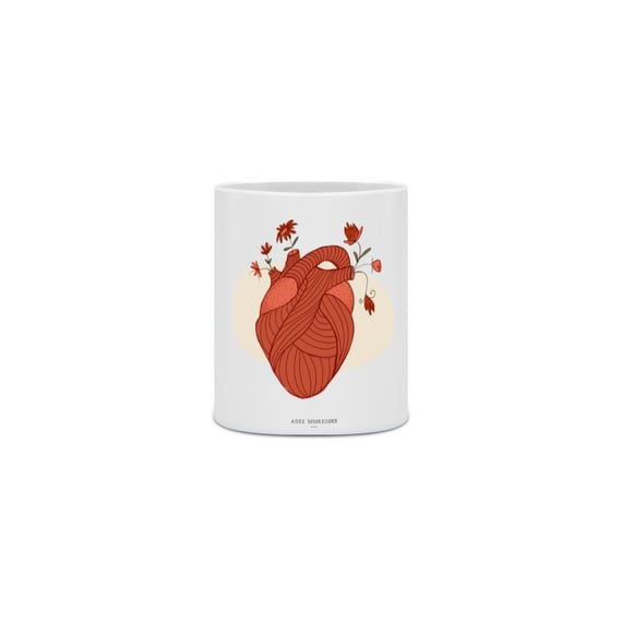 Caneca Cerâmica Coração