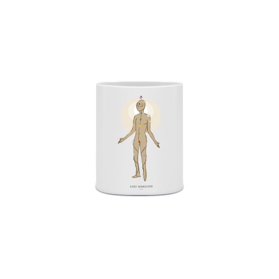 Caneca Cerâmica chakras 