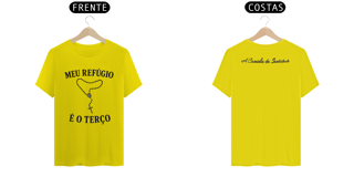 Nome do produto  Camisas: Meu refúgio é o terço
