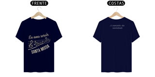Nome do produto Camisa Eu amo servir na santa missa 