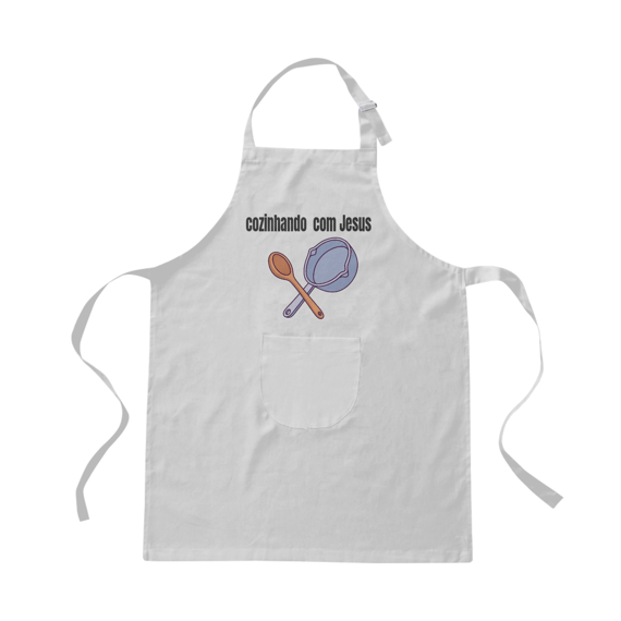 avental cozinhando com jesus