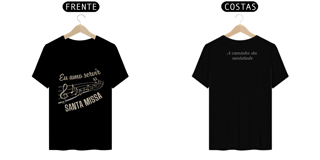 Nome do produto Camisa Eu amo servir na santa missa 