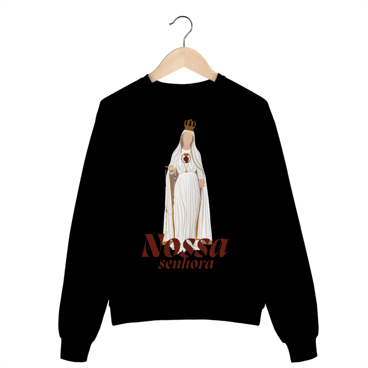 Nome do produto: moletom: nossa senhora de Fátima 