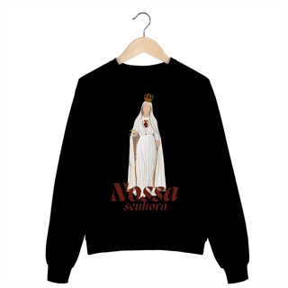 Nome do produto moletom: nossa senhora de Fátima 